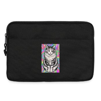 chat - Sacoche pour ordinateur portable 13 pouces - noir - Devant