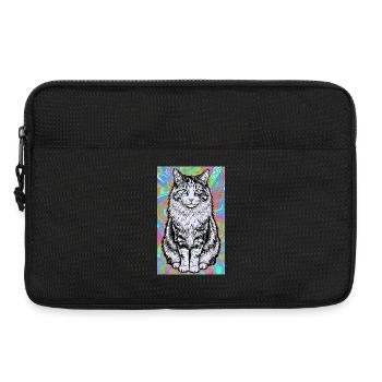 chat - Sacoche pour ordinateur portable 13 pouces - noir - Devant