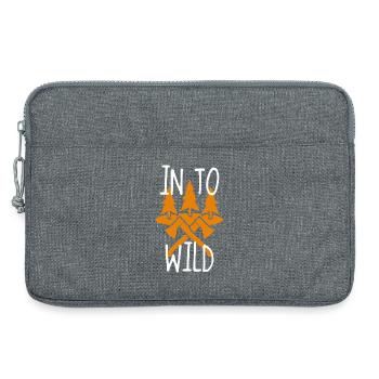 Dans la Wild Wald Äxte - Sacoche pour ordinateur portable 13 pouces - gris chiné - Devant