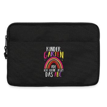 Kindergarten Ade Ich Lerne Jetzt Das ABC - Laptoptasche 13" - Schwarz - Vorne