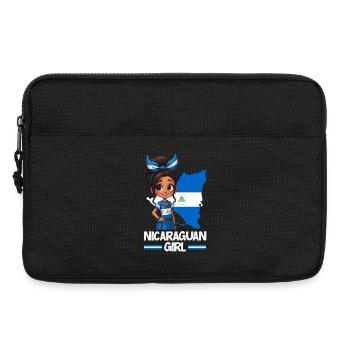 Nicaragua Flag Pride & Home - Laptop bag 13" - black - Front