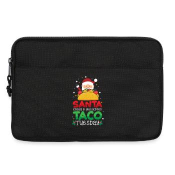 Désolé, je ne peux pas, j’ai des plans avec mon taco - Sacoche pour ordinateur portable 13 pouces - noir - Devant