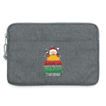 Désolé, je ne peux pas, j’ai des plans avec mon taco - Sacoche pour ordinateur portable 13 pouces - gris chiné - Devant