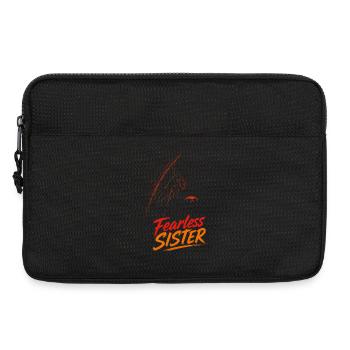 Fearless Sister – Klettern ohne Angst - Laptoptasche 13" - Schwarz - Vorne