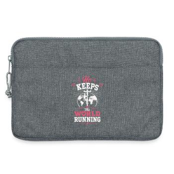 Lineman Familie Stolz Elektrizität Technik - Laptoptasche 13" - Grau meliert - Vorne
