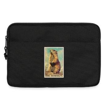 Murmeltiere Murmeltier - Laptoptasche 13" - Schwarz - Vorne