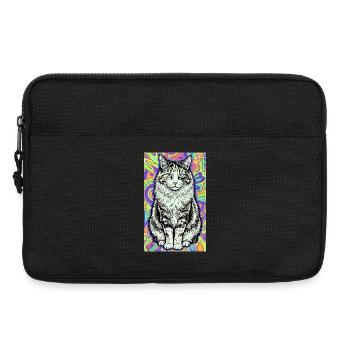 chat - Sacoche pour ordinateur portable 13 pouces - noir - Devant