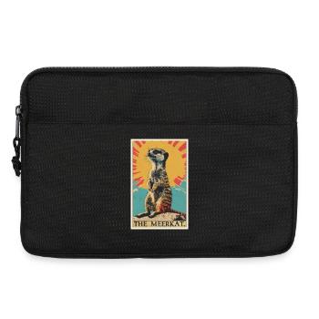 Meerkat Erdmännchen - Laptoptasche 13" - Schwarz - Vorne
