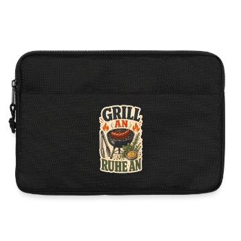 BARBECUE AT REST ON - Laptop bag 13" - black - Front