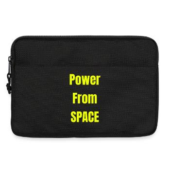 Power From Space - Laptop bag 13" - black - Front