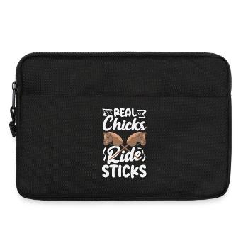 Hobby Horse Ride Sticks Riding - Laptop bag 13" - black - Front