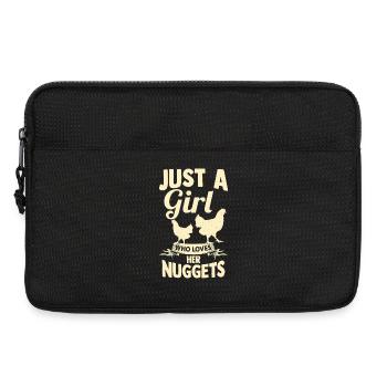 Farmer Rooster Flock Poultry Chicken - Laptop bag 13" - black - Front