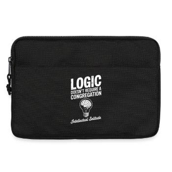 Logic Solitude Glühbirnen-Tee - Laptoptasche 13" - Schwarz - Vorne