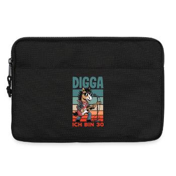 Digga Ich Bin 30 Pferd Rock - Laptoptasche 13" - Schwarz - Vorne
