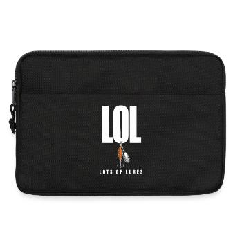 LOL Beaucoup de leurres, motif drôle de pêcheur pour - Sacoche pour ordinateur portable 13 pouces - noir - Devant