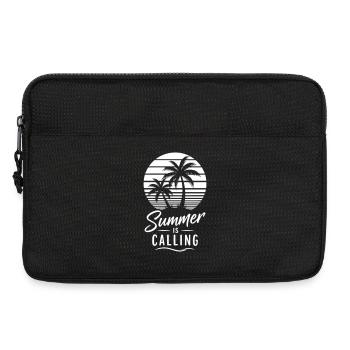 Summer Shirt Palm Trees Beach Sun Retro - Laptop bag 13" - black - Front