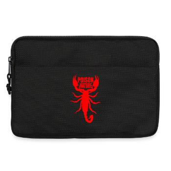 Gift-Natur: Skorpionmuster - Laptoptasche 13" - Schwarz - Vorne