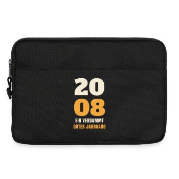 2008 Ein verdammt guter Jahrgang 18. Geburtstag - Laptoptasche 13" - Schwarz - Vorne