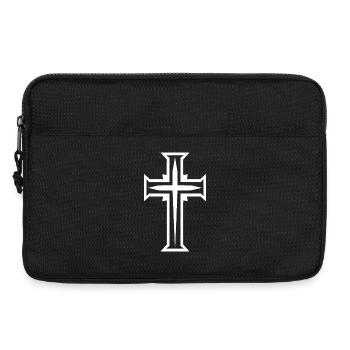 Christen Kreuz - Laptoptasche 13" - Schwarz - Vorne