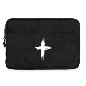 Christen Kreuz - Laptoptasche 13" - Schwarz - Vorne