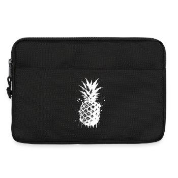 Splashed pineapple spray - Laptop bag 13" - black - Front
