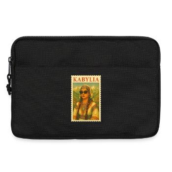 Portrait Kabylie - Sacoche pour ordinateur portable 13 pouces - noir - Devant