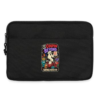 Coupon d’Au-delà – Sparfuchs Horror Humour - Sacoche pour ordinateur portable 13 pouces - noir - Devant