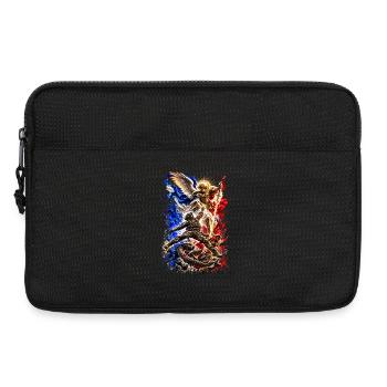 St. Michael der Beschützer - Laptoptasche 13" - Schwarz - Vorne