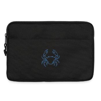 Blue Crab Line Art - Laptop bag 13" - black - Front