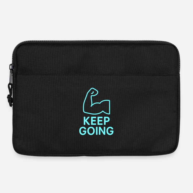 Durchhaltearm Keep Going - Laptoptasche 13" - Schwarz
