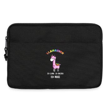 Magic Llamacorn Lama Einhorn Comic - Laptoptasche 13" - Schwarz - Vorne