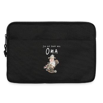 Ich Bin Dann Mal Oma I Enkel I Enkelkind - Laptoptasche 13" - Schwarz - Vorne