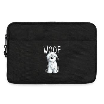 Woof Bobtail - Bobtails - Old English Sheepdog - Laptoptasche 13" - Schwarz - Vorne