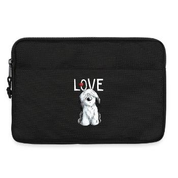 I Love Bobtail - Bobtails - Old English Sheepdog - Laptoptasche 13" - Schwarz - Vorne