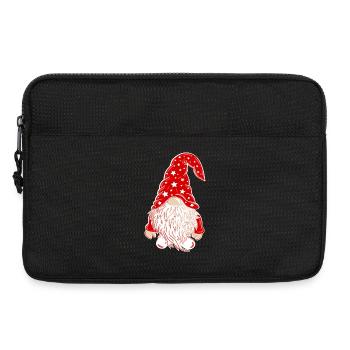 Christmas Gnome Xmas Dwarf - Laptop bag 13" - black - Front