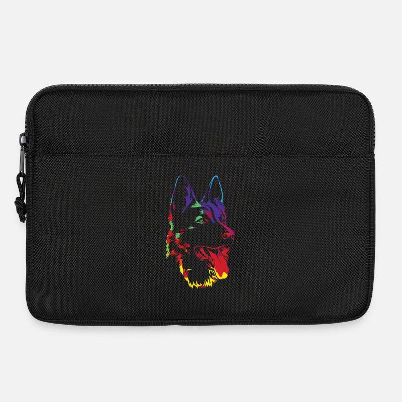 Schäferhund - deutscher Schäferhund - Geschenk - Laptoptasche 13" - Schwarz