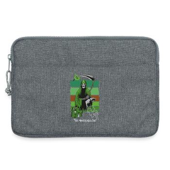 La Faucheuse - Sacoche pour ordinateur portable 13 pouces - gris chiné - Devant