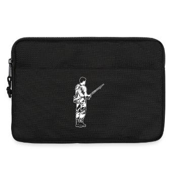Angler - Laptoptasche 13" - Schwarz - Vorne