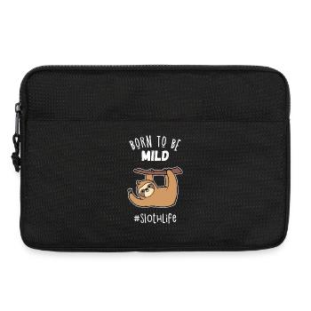 Cool Faultier Zoo Tier Urwaldbewohner Statement - Laptoptasche 13" - Schwarz - Vorne