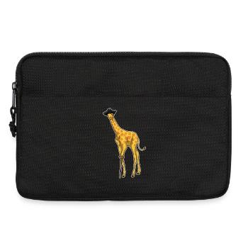 Giraffe Pirat Piratenhut - Laptoptasche 13" - Schwarz - Vorne