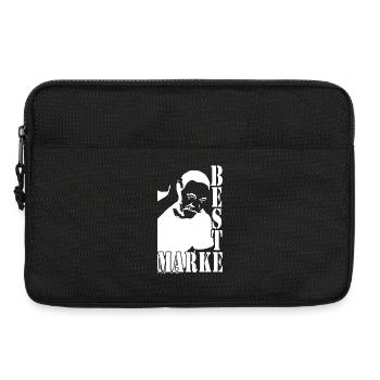Meilleur homme de marque - Sacoche pour ordinateur portable 13 pouces - noir - Devant