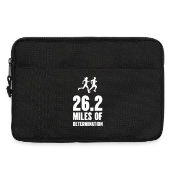 Marathon - 26,2 miles de détermination - Sacoche pour ordinateur portable 13 pouces - noir - Devant