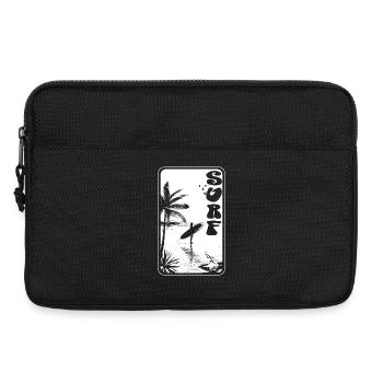 SURFEN - Laptoptasche 13" - Schwarz - Vorne