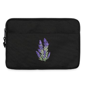Lavendel - Laptoptasche 13" - Schwarz - Vorne