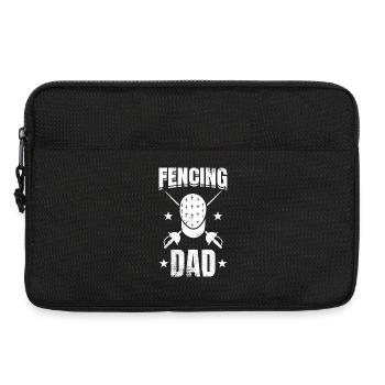 Fencing Daddy - Laptop bag 13" - black - Front