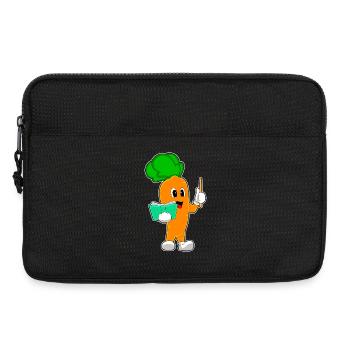 Carrot Teacher Book School - Laptop bag 13" - black - Front