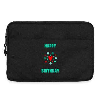 JAHRESTAG. ALLES GUTE ZUM GEBURTSTAG. ALLES GUTE ZUM GEBURTSTAG - Laptoptasche 13" - Schwarz - Vorne