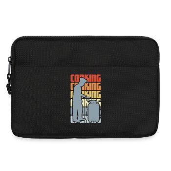 Vintage Cooking - Laptop bag 13" - black - Front