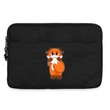 Cute Fox - Laptop bag 13" - black - Front