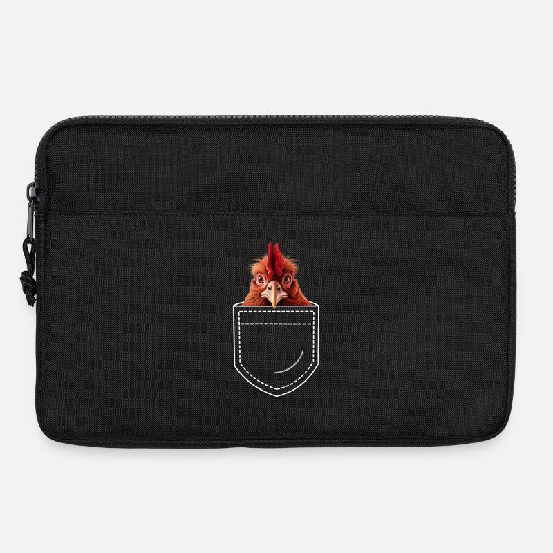 Huhn  - Laptoptasche 13" - Schwarz